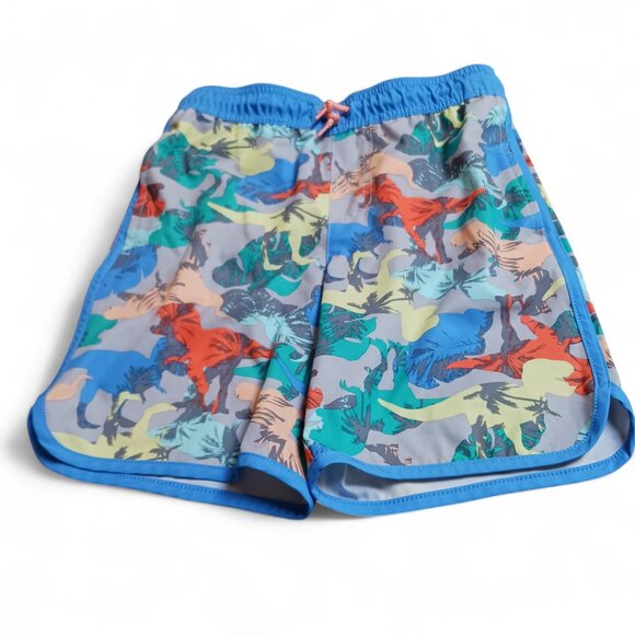 Wonder Nation Boys' Swim Shorts  Size 8M  Dinosaur Print Eco-Friendly Mesh Lined - Picture 3 of 11